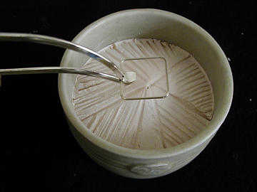 Placing the Silver Leaf Placing the Silver Leaf