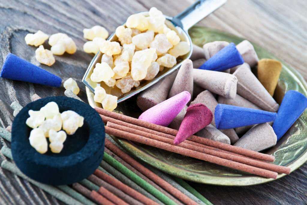 many different forms of incense Incense can be used in many different forms.