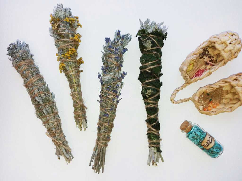 Mugwort incense is often used in bundles, like white saga or cedar.