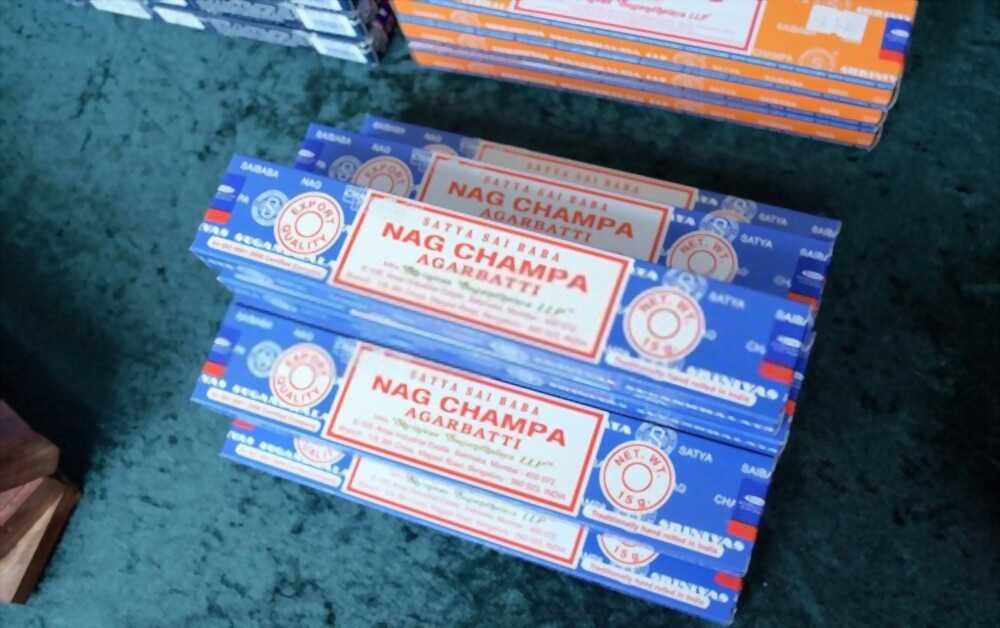 Nag champa incense products Nag champa incense products of Satya Sai Baba company