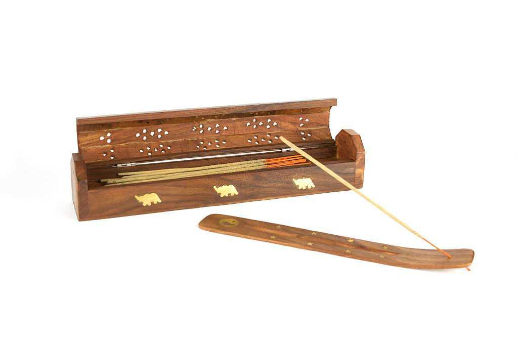 store incense in wooden box You can store incense in a dedicated wooden box.
