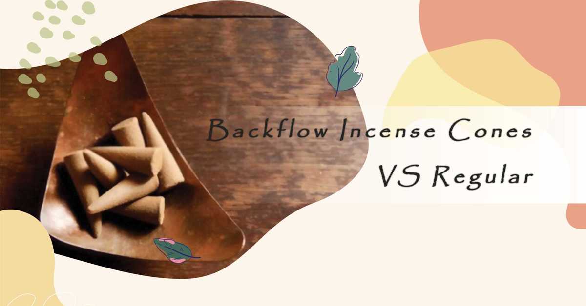 Compare the similarities and differences between incense cones vs backflow cones