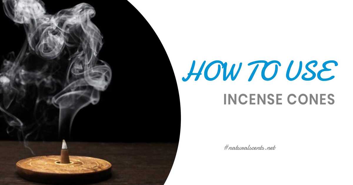 3 steps to burn incense cones