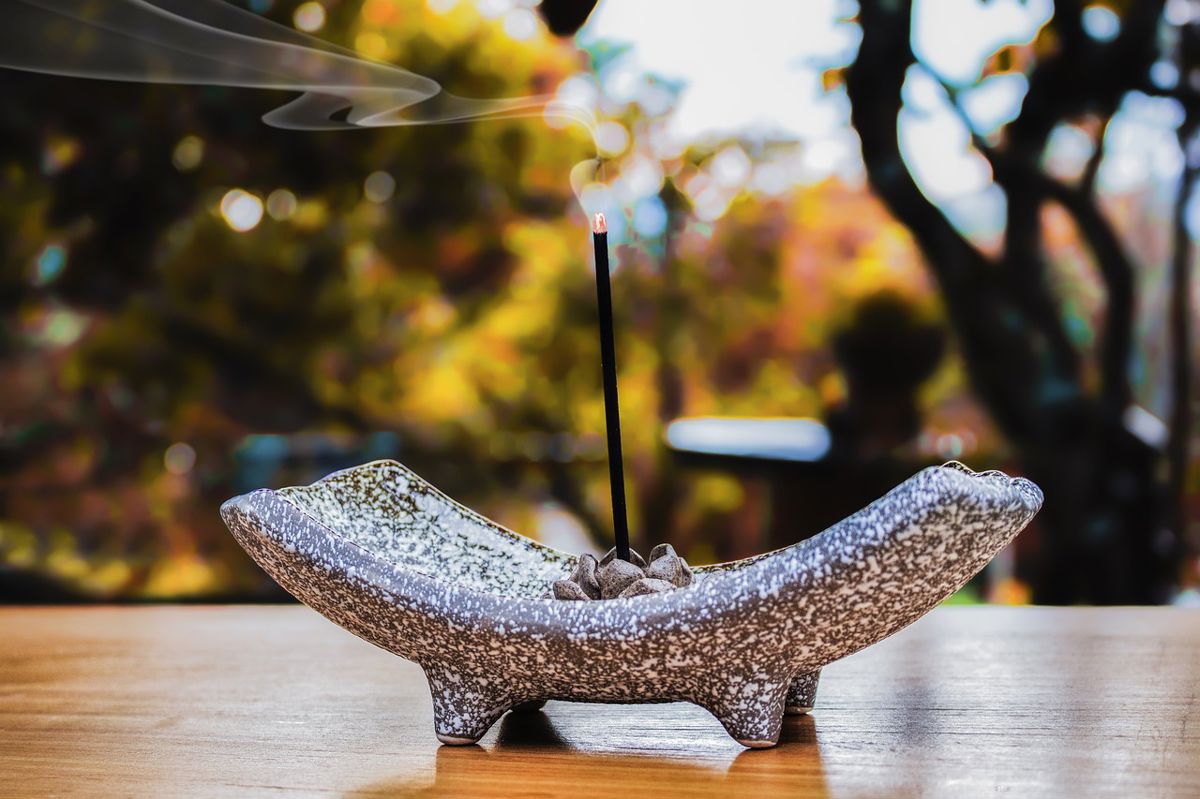 one incense stick Purify your space and mind with just one incense stick.