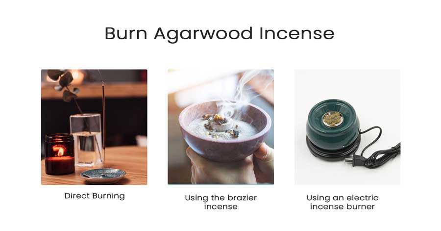burn Agarwood incense There are many ways to burn agarwood incense