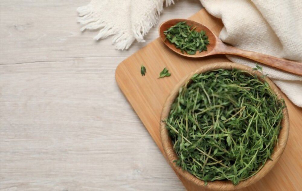 the thyme flower With its fragrant aroma, the thyme flower reminds us to stay strong and fearless!