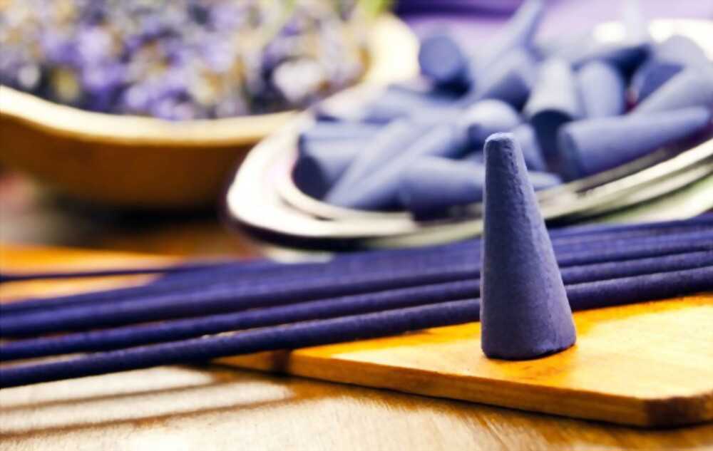 violet incense Feel the calming effects of violet incense to relax your body and mind