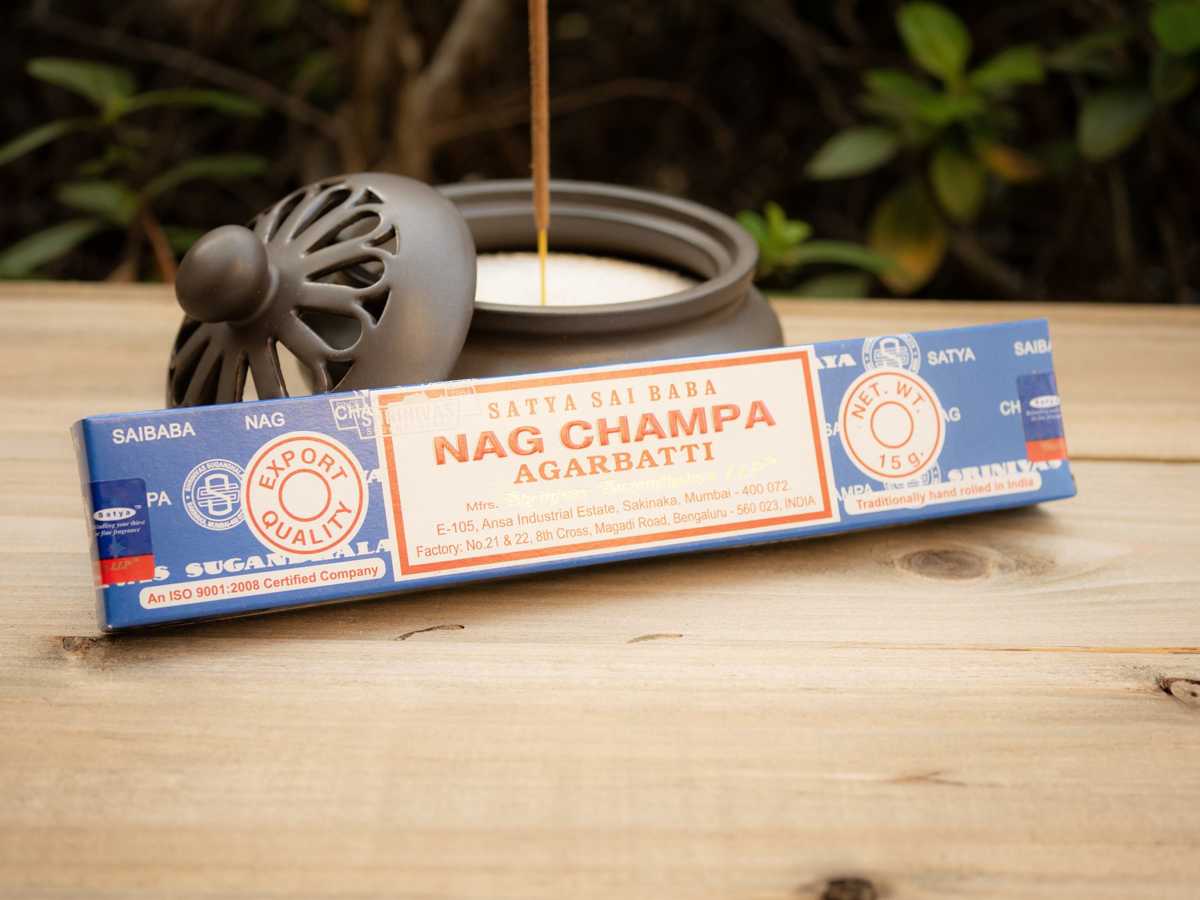 Nag Champa incense Nag Champa incense product of Satya Sai Baba company.