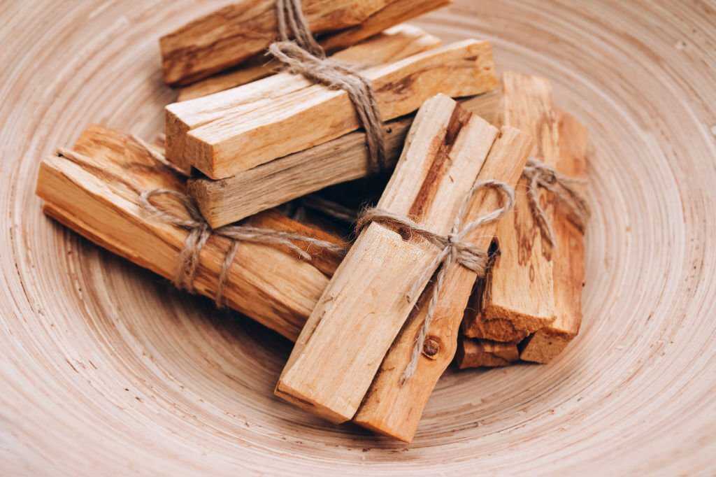 A few bundles of palo santo A few bundles of palo santo.