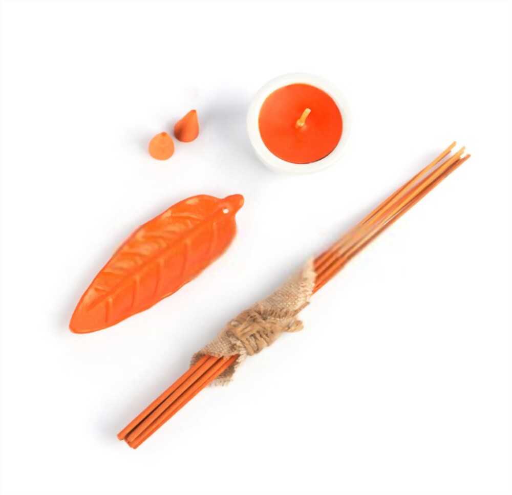 Unleash the power of protection, prosperity, and success with orange incense!