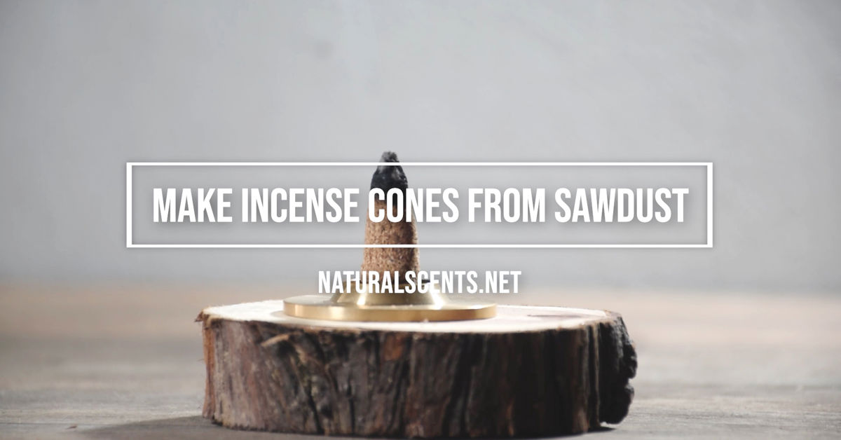 Make Incense Cones from Sawdust