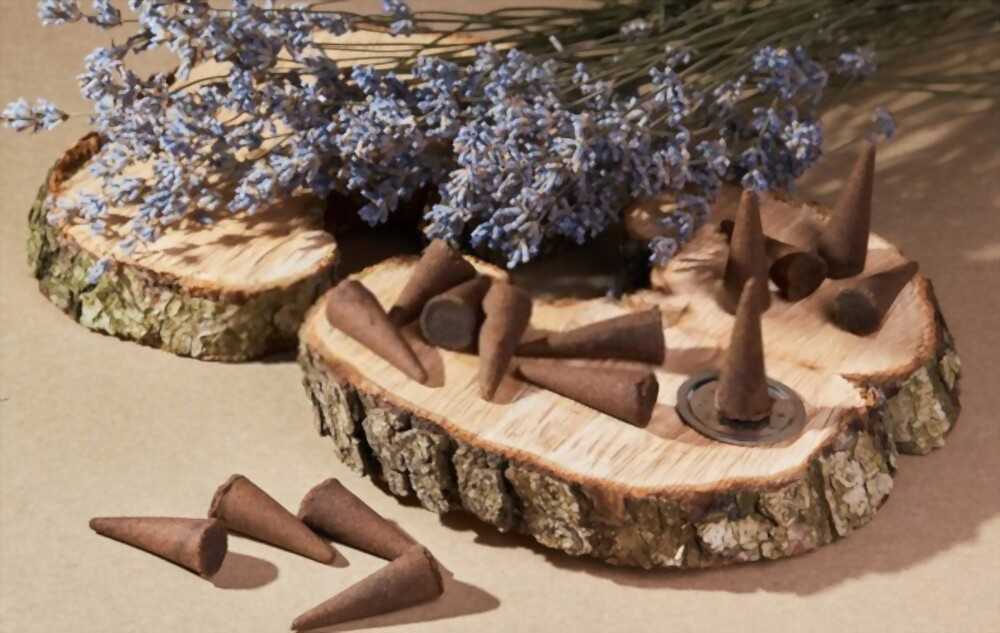 A few incense cones A few incense cones.