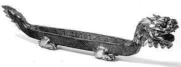 Dragon boat alarm Figure 7. Dragon boat alarm. Courtesy of the Peabody Museum, Salem, Massachusetts.